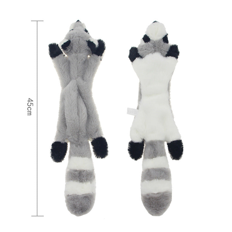 Jouets en peau d'animal Jouets en peluche sonores pour animaux de compagnie