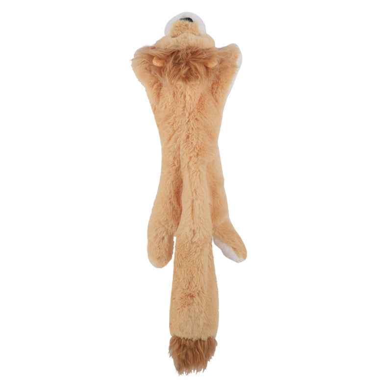 Jouets en peau d'animal Jouets en peluche sonores pour animaux de compagnie