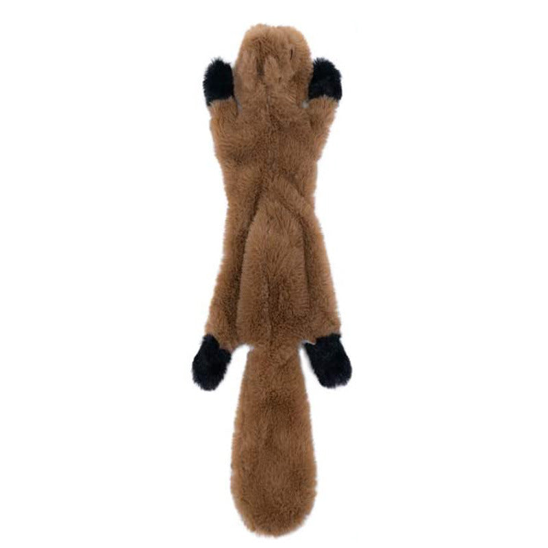 Jouets en peau d'animal Jouets en peluche sonores pour animaux de compagnie