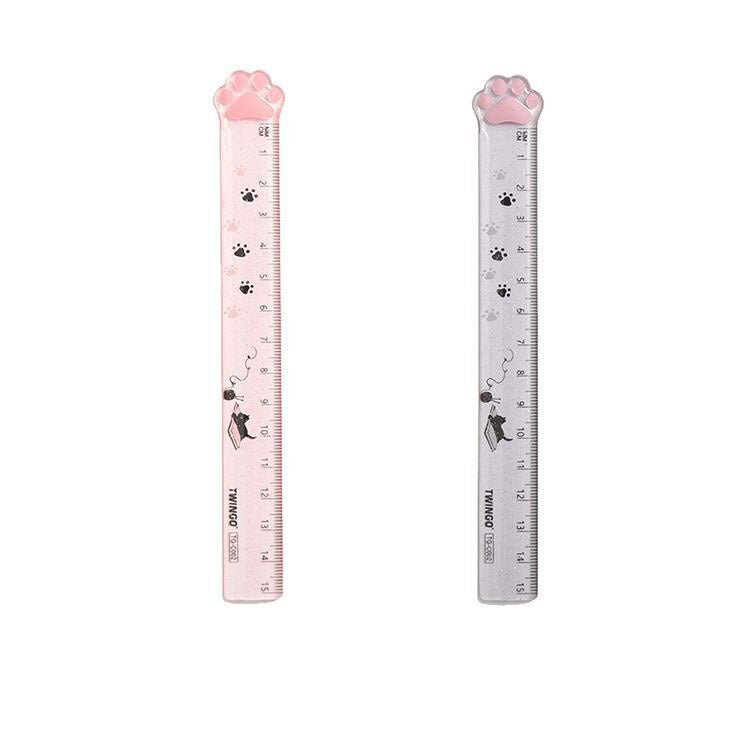 Règle de mesure en plastique Transparent, papeterie créative pour étudiants