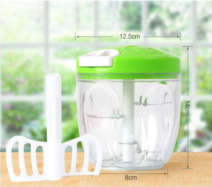 Picadora trituradora de alta velocidad multifunción, picadora de carne Manual, herramientas de cocina