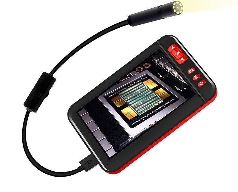 Detector industrial del coche de la tubería de la cámara HD del endoscopio de Wifi del teléfono móvil