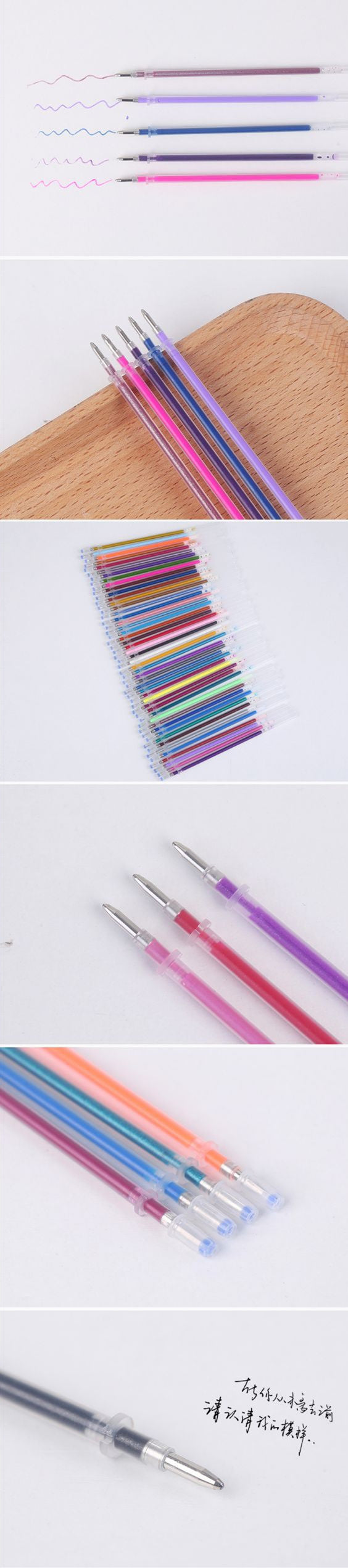 Recharge de compte à main en gel scintillant, fluorescent, haute brillance, 48 couleurs