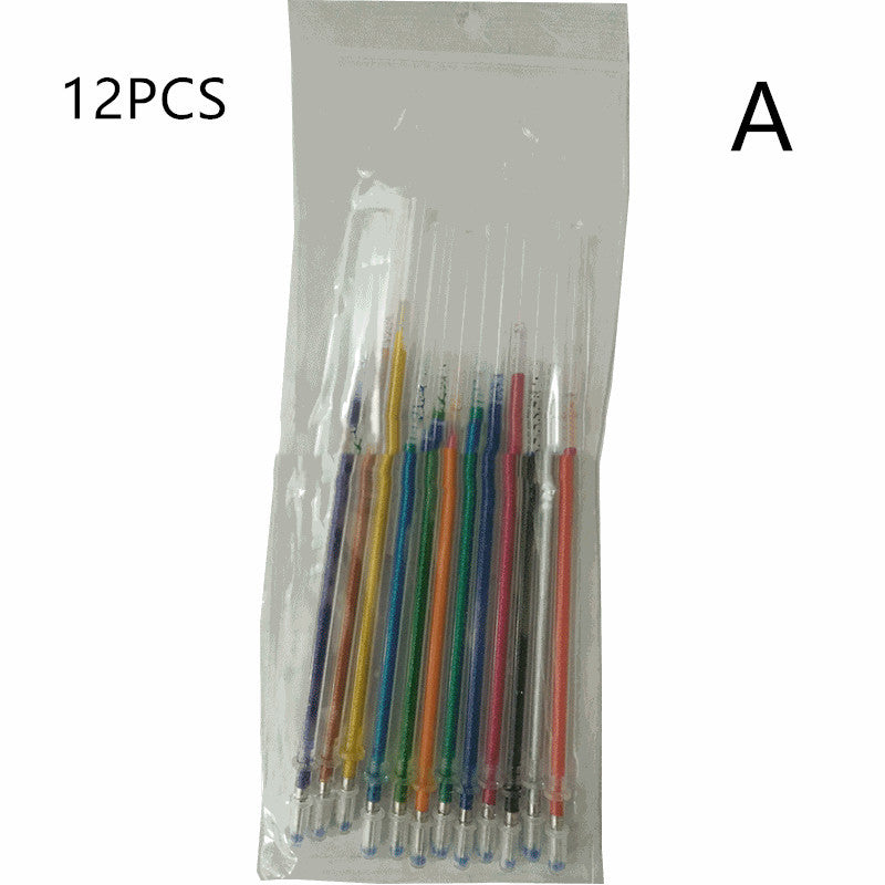 Recharge de compte à main en gel scintillant, fluorescent, haute brillance, 48 couleurs