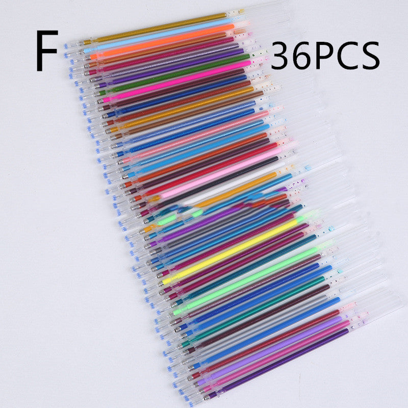 Recharge de compte à main en gel scintillant, fluorescent, haute brillance, 48 couleurs