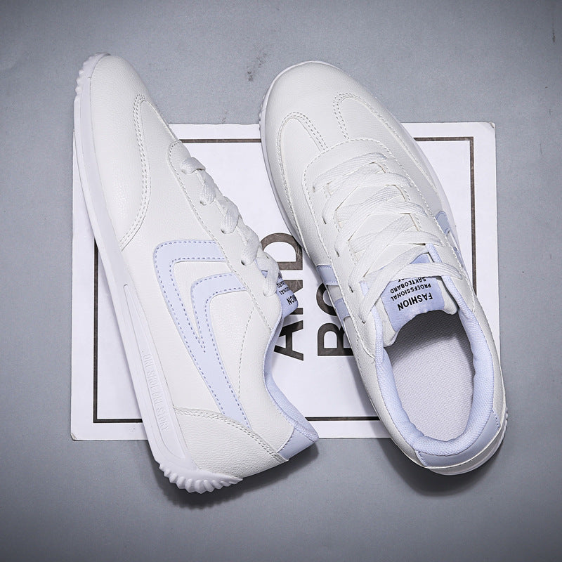 Zapatos de moda de estilo coreano para hombres Zapatos blancos transpirables para todo fósforo