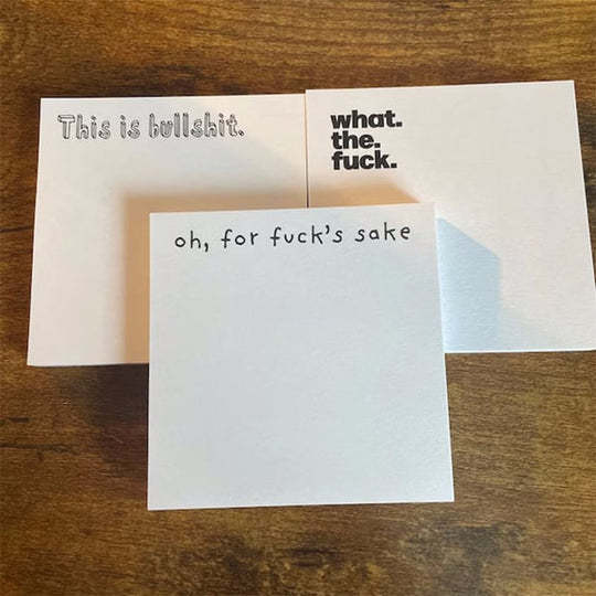 Notes autocollantes amusantes, cadeau créatif à la mode