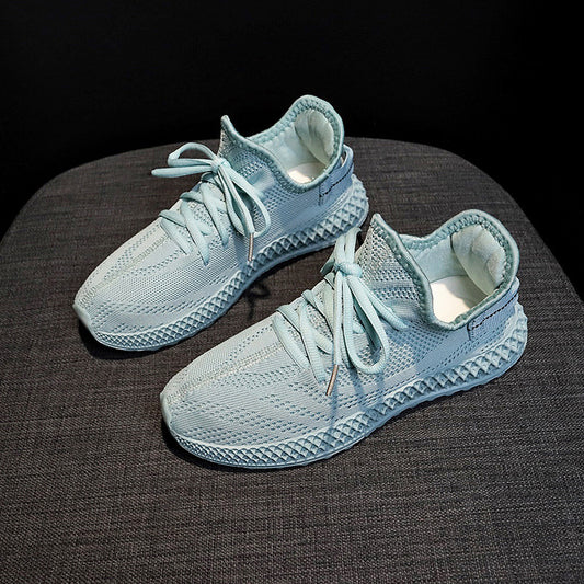 Mode couleur bonbon femmes baskets Tenis Feminino chaussures décontractées femmes respirant maille baskets femmes jaune rouge Basket Femme