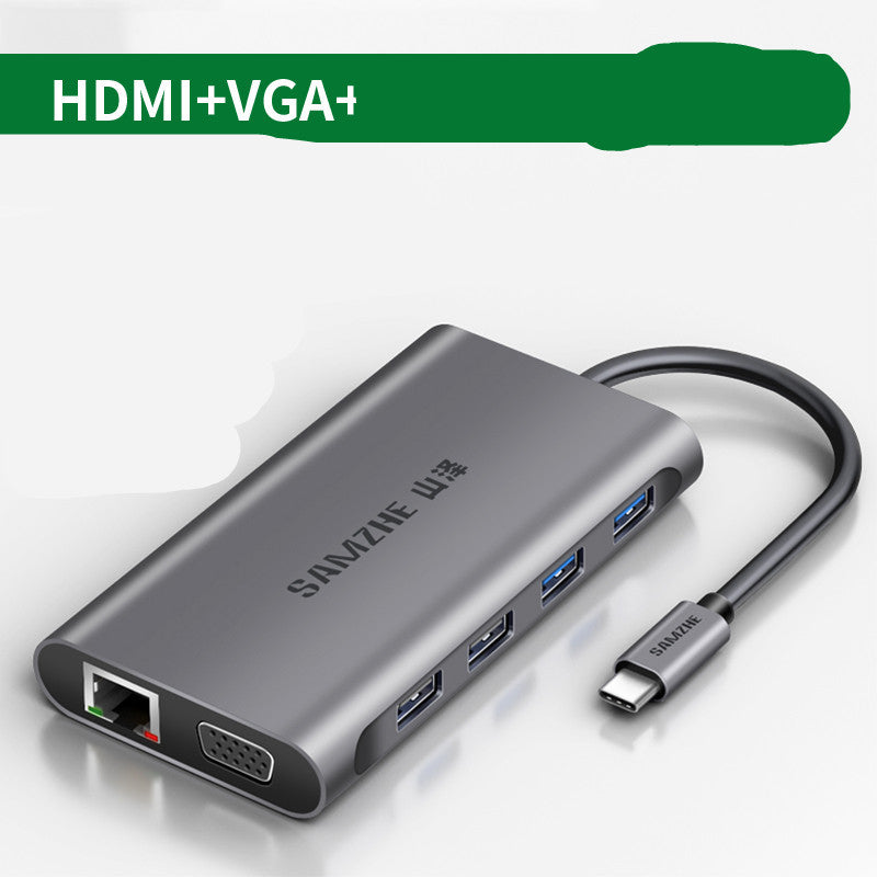 Adaptateur de convertisseur de station d'extension Typec multi-interface