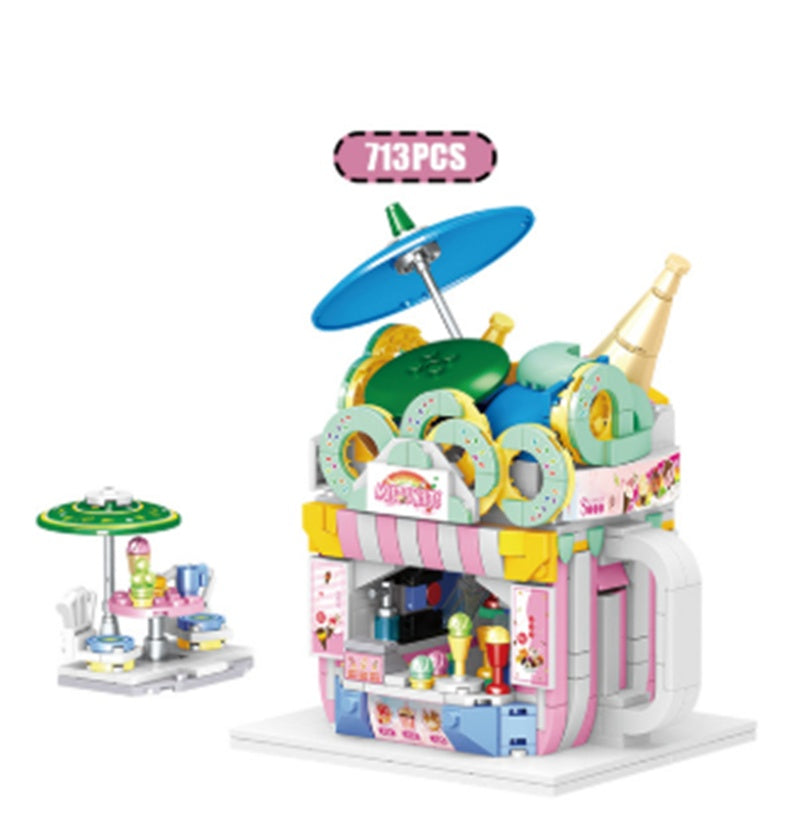 Cadeau de jouet assemblé Burger Fruit Girl