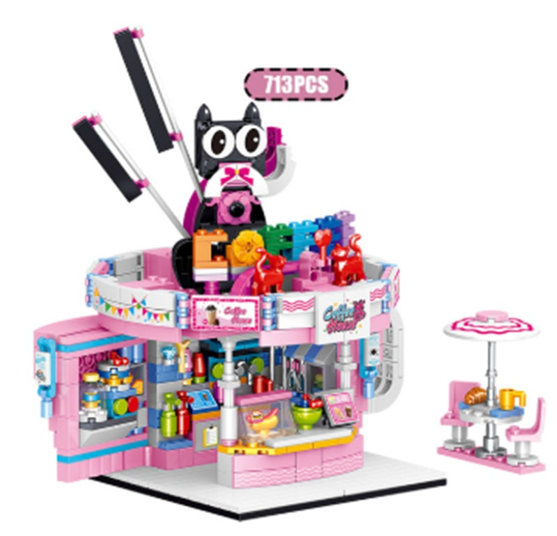 Cadeau de jouet assemblé Burger Fruit Girl