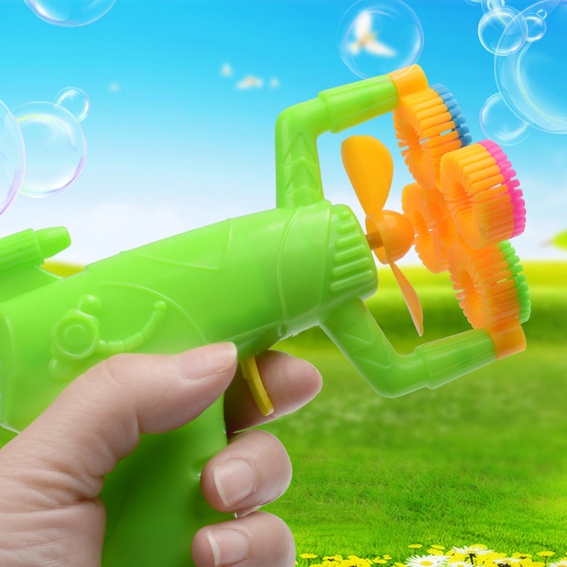 Machine à bulles électrique automatique avec Mini ventilateur, jouets éducatifs pour enfants, Sports de plein air