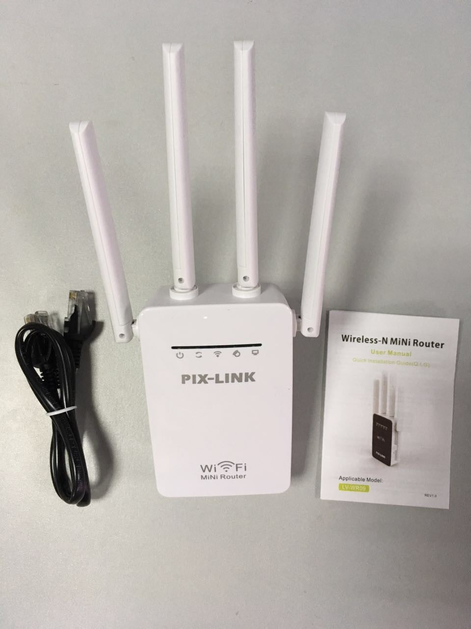 Repetidor de enrutador inalámbrico de cuatro antenas