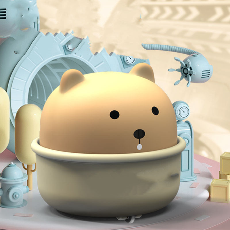 Mini coche de juguete para bebé, juguete de animales de dibujos animados, vehículos Press and Go