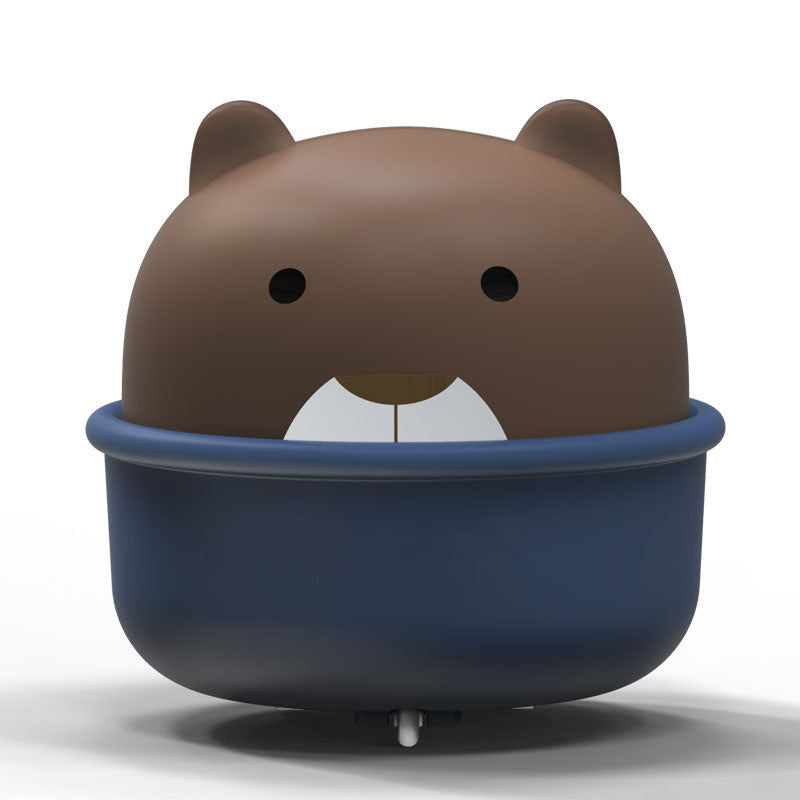 Mini coche de juguete para bebé, juguete de animales de dibujos animados, vehículos Press and Go