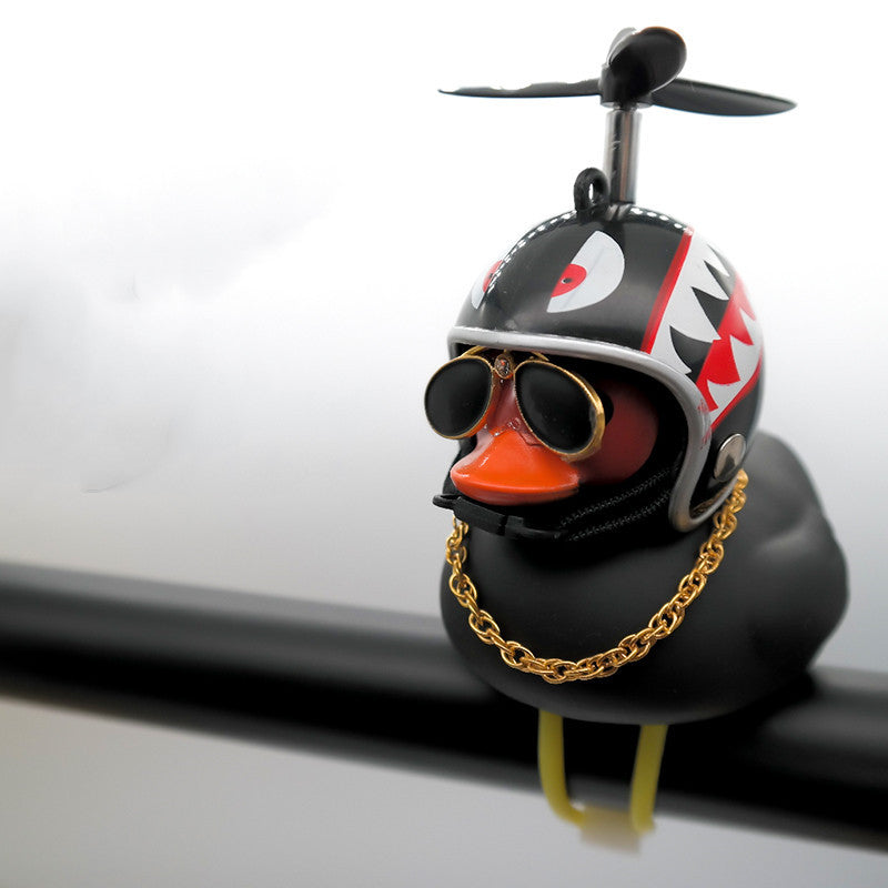 Adornos de motocicleta autopropulsados ​​para vehículo eléctrico Little Yellow Duck