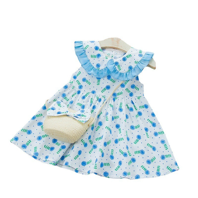 Jupe en tissu de coton absorbant la transpiration pour bébé