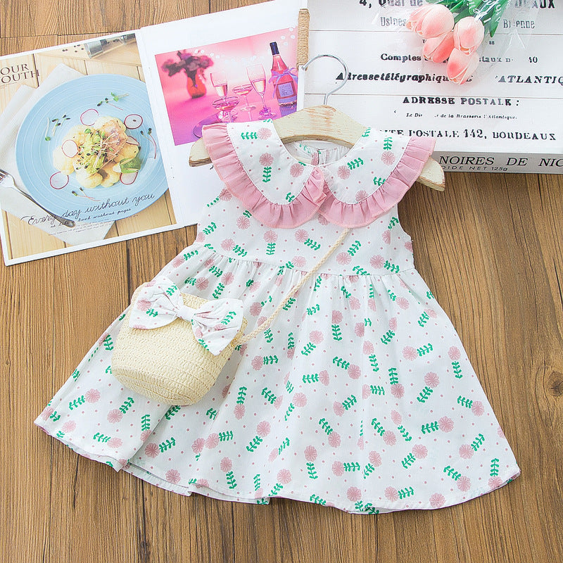 Jupe en tissu de coton absorbant la transpiration pour bébé