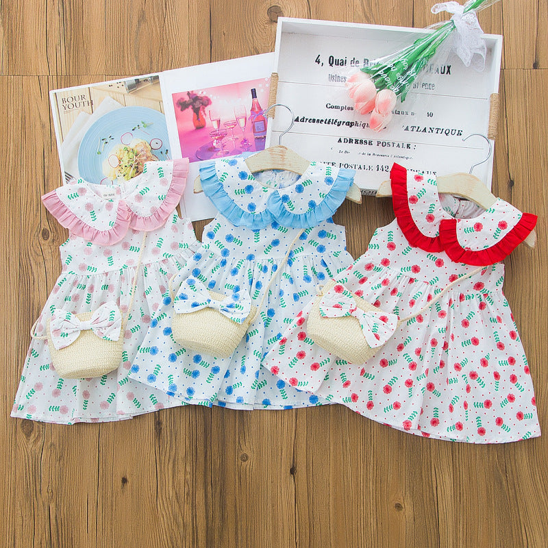 Jupe en tissu de coton absorbant la transpiration pour bébé