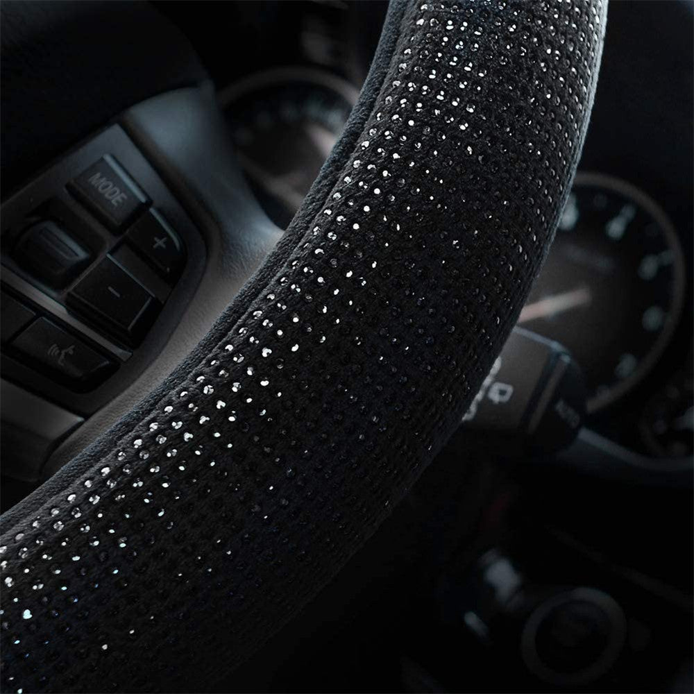 Couvre-volant en diamant strass cristaux couvre-volant artisanal de voiture