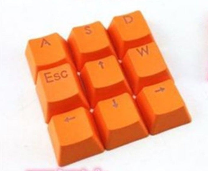 Redragon 12 Tasti PBT Double Colpo di Iniezione Retroilluminato Metallic Elettrolitico Colore Rosso Keycaps pour Interruttore Meccanico Tasteiere