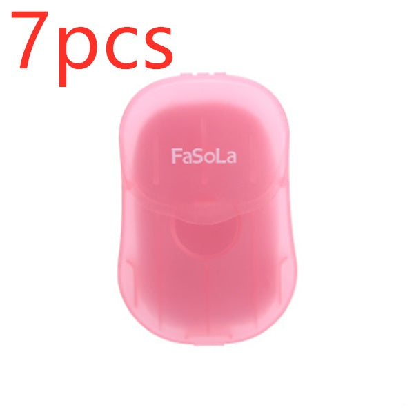 Nouveaux comprimés de savon jetables en boîte, pratiques et pratiques pour les voyages