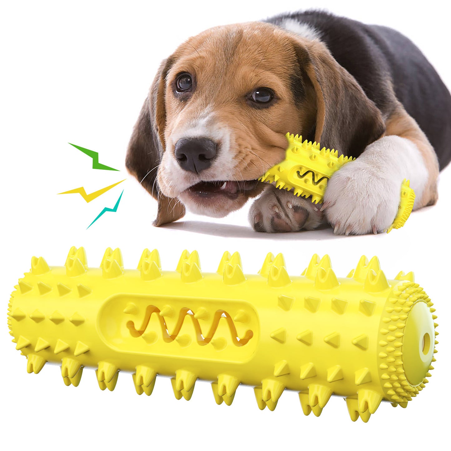 Fournitures pour animaux de compagnie Vocal chien dentition bâton nettoyage chien brosse à dents évent mâcher chien jouet
