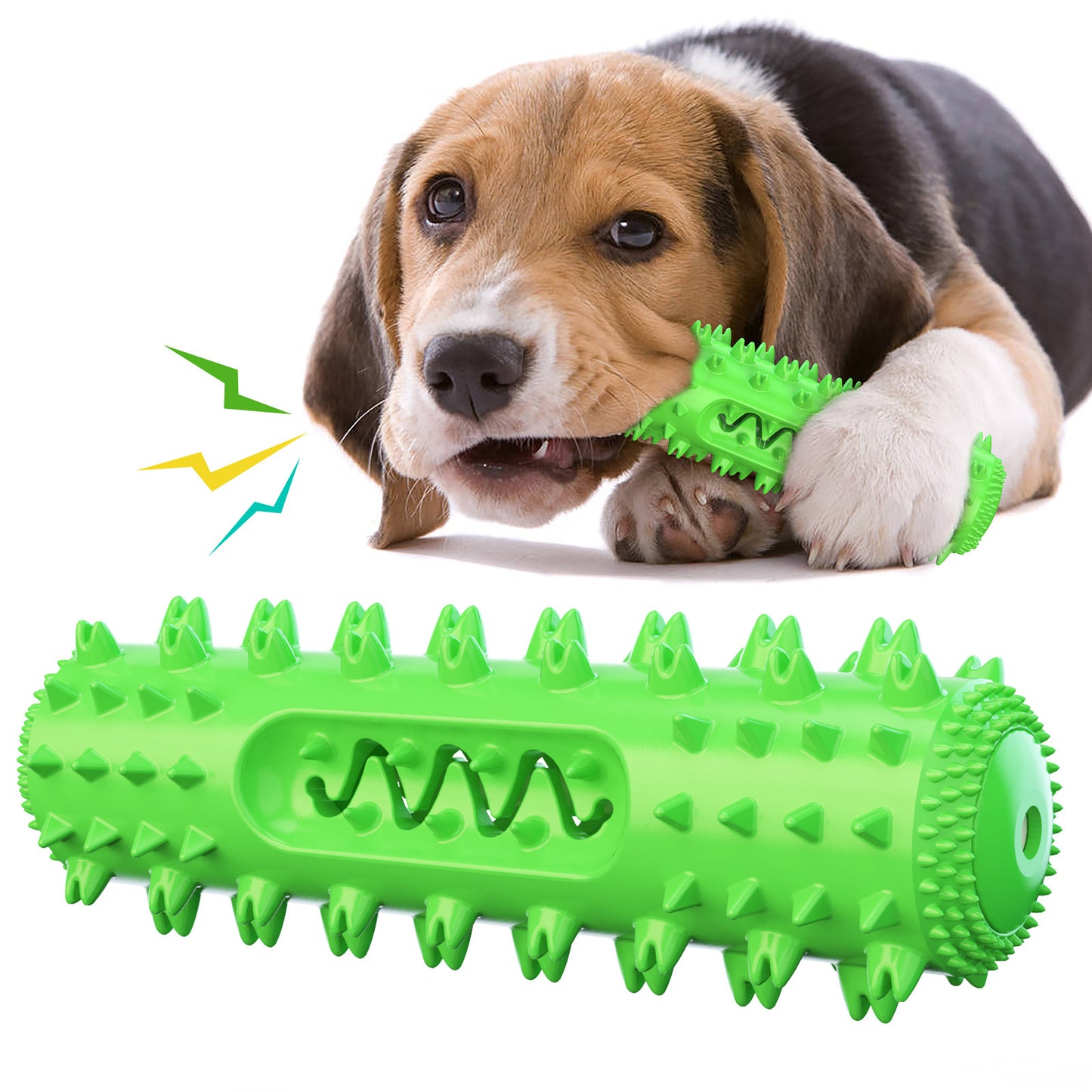 Fournitures pour animaux de compagnie Vocal chien dentition bâton nettoyage chien brosse à dents évent mâcher chien jouet