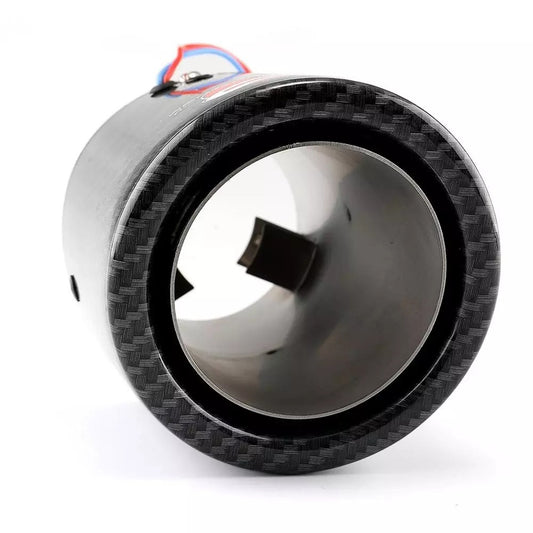 Gorge de queue en Fiber de carbone modifiée pour voiture non marquée, tuyau d'échappement, respiration du feu, N-HT8028