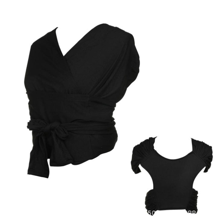 Écharpe d'été en coton pour bébé, écharpe simple croisée