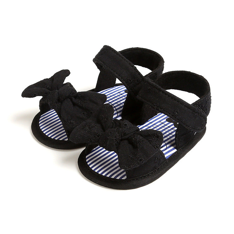 Chaussures d'été pour bébé avec nœud papillon, chaussures pour bébé
