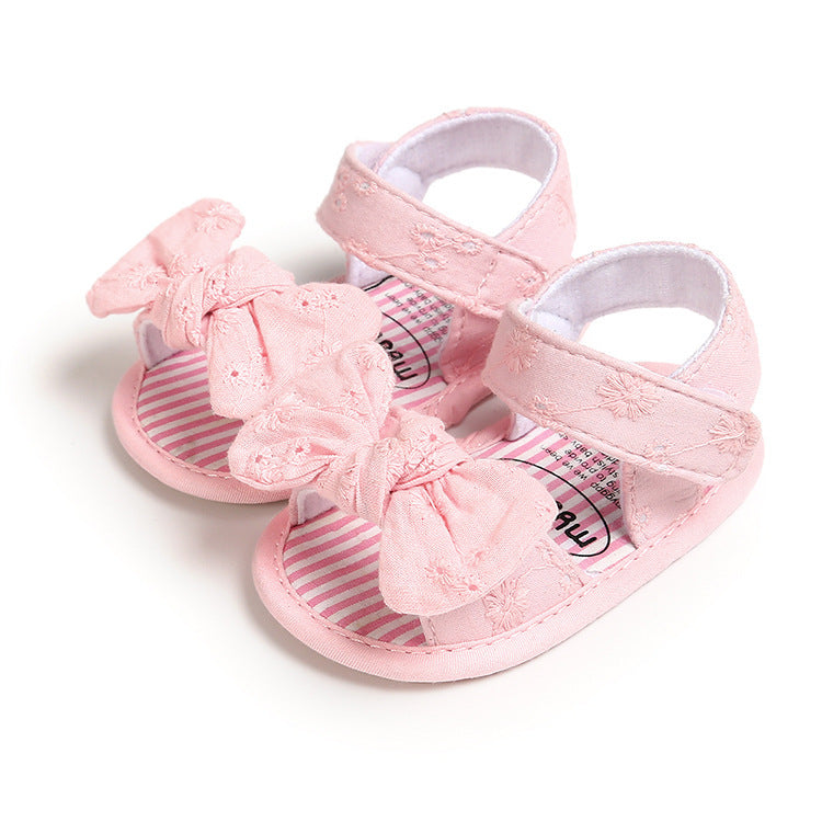 Chaussures d'été pour bébé avec nœud papillon, chaussures pour bébé