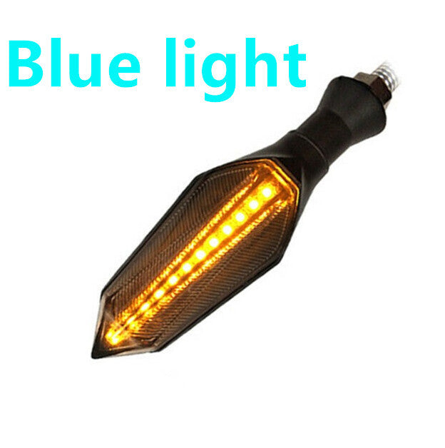 Motorcycle Two-Color LED Flowing Water Arrow Turn Signal
