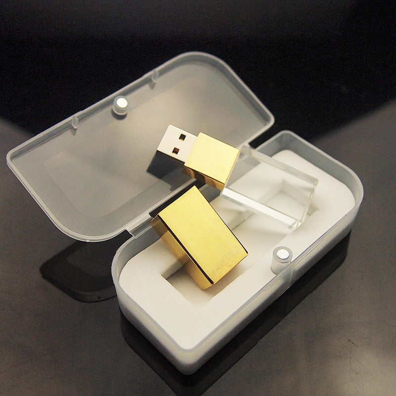 Clé USB Crystal, clé USB en verre transparent, clé USB créative personnalisée