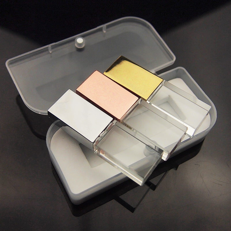 Clé USB Crystal, clé USB en verre transparent, clé USB créative personnalisée