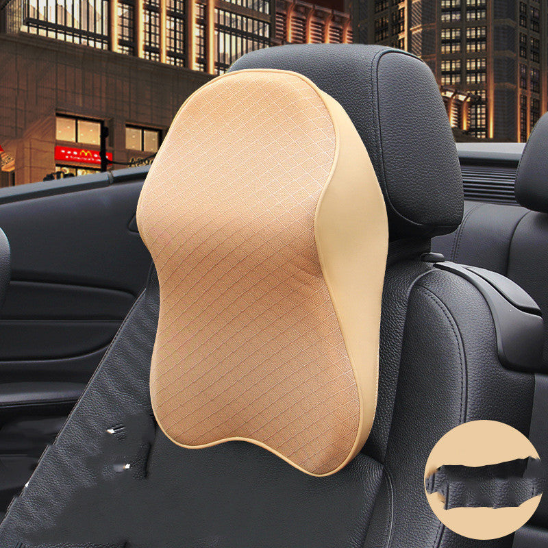 Oreiller Cervical en mousse à mémoire de forme, appui-tête pour siège de conduite de voiture