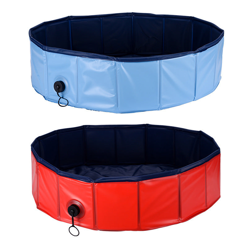Piscine Portable pliable pour animaux de compagnie, baignoire pour chien et chat, fournitures pour animaux de compagnie, baignoire d'extérieur pour enfants, fournitures de nettoyage pour animaux de compagnie, accessoires