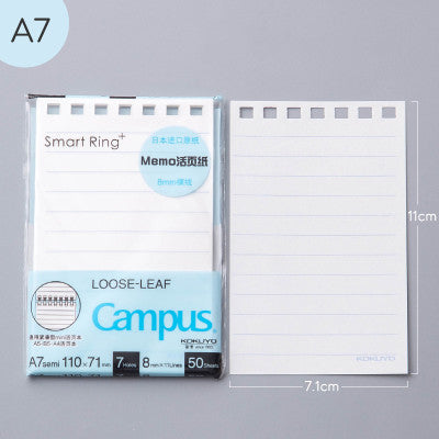 Cuaderno de bobina desmontable fresco pequeño para estudiantes