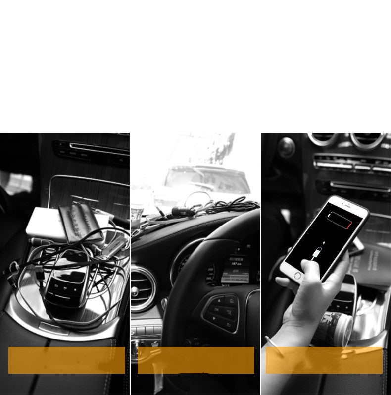 Caja de almacenamiento ranurada para asiento de automóvil multifuncional