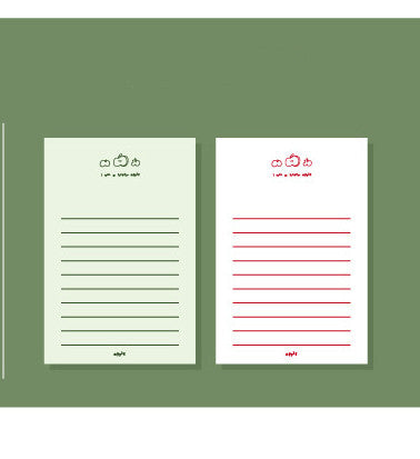 Compatible con Apple, manual, cuaderno de notas, libro de palabras, plan portátil, 30 piezas en