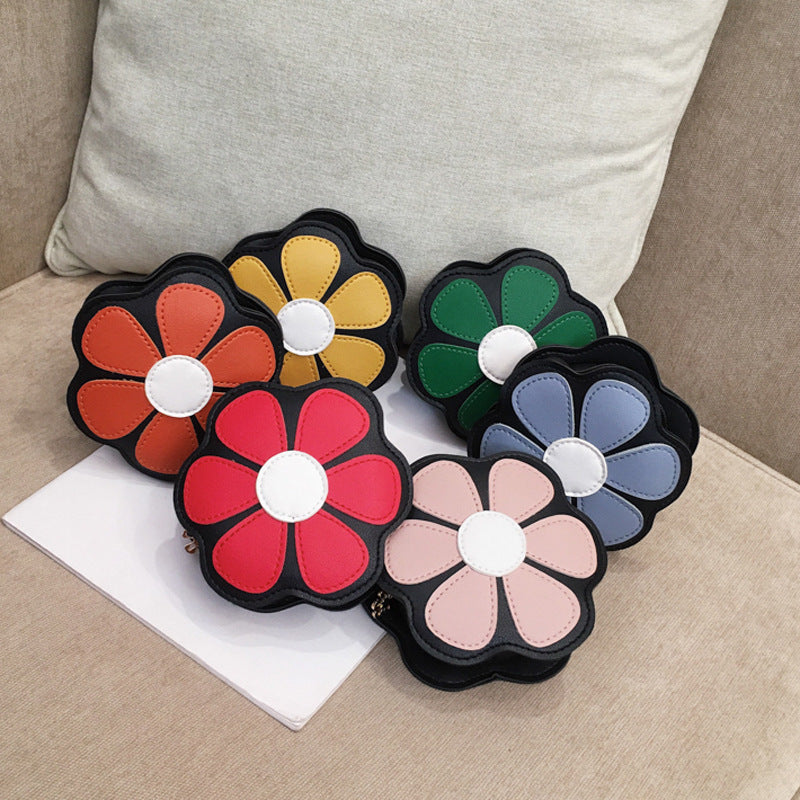 Sac à bandoulière princesse mode fleur mignon accessoires pour bébé