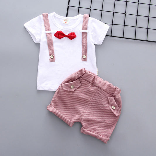 Costume d'été à manches courtes pour bébé garçon, Short pour garçon