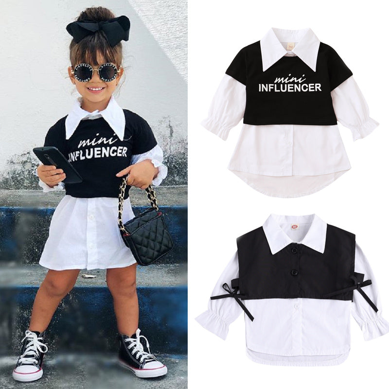 FOCUSNORM – t-shirt d'automne pour bébés filles