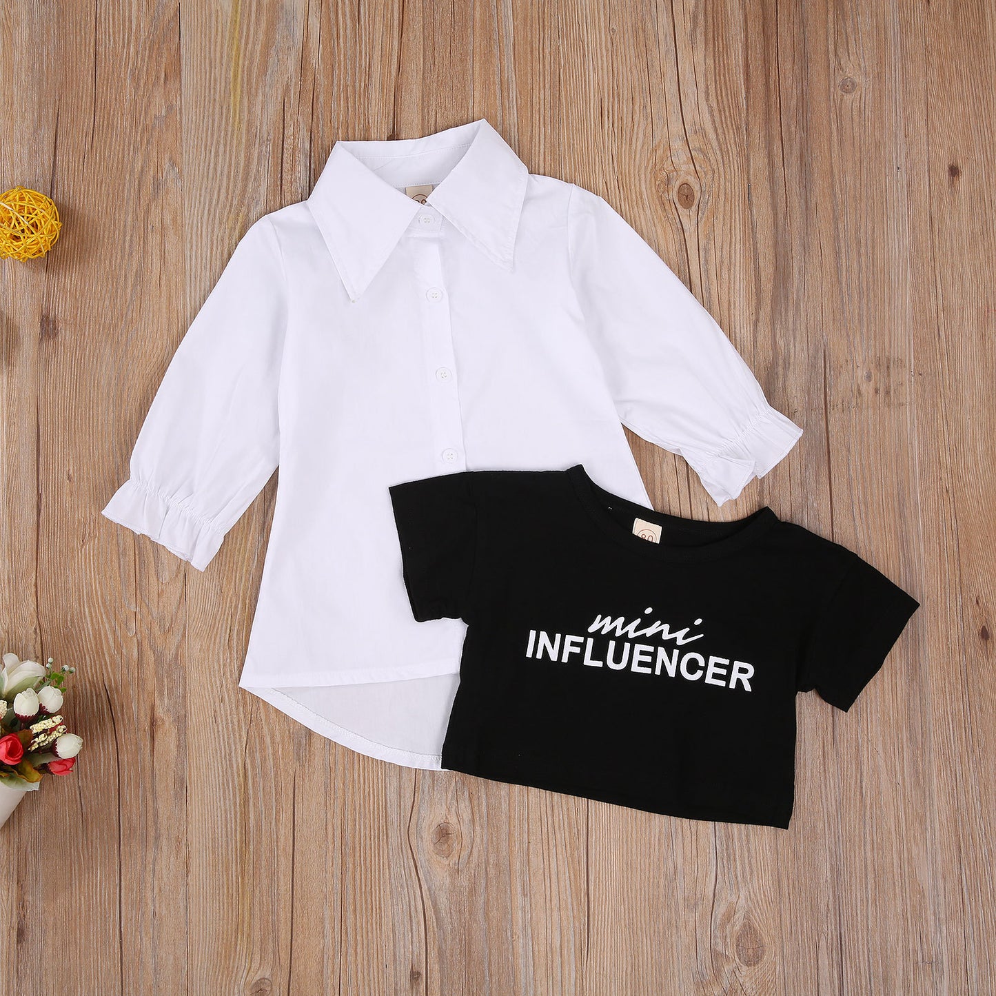 FOCUSNORM – t-shirt d'automne pour bébés filles