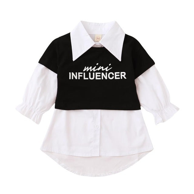 FOCUSNORM – t-shirt d'automne pour bébés filles