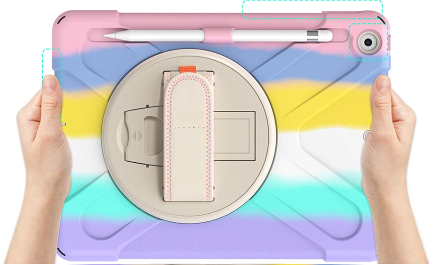 Couvercle de protection plat, nouvelle coque de support de poudre colorée