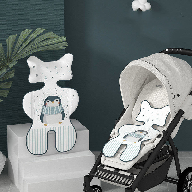 Tapis de refroidissement pour poussette d'été, tapis de poussette respirant en maille d'air 3D