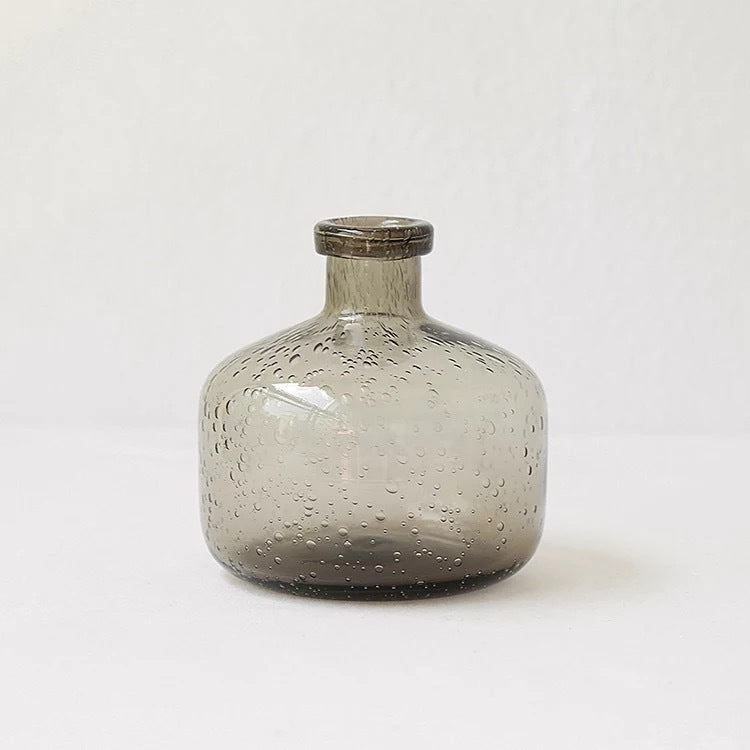 Vase en verre à bulles, décoration de maison, décoration de Vase