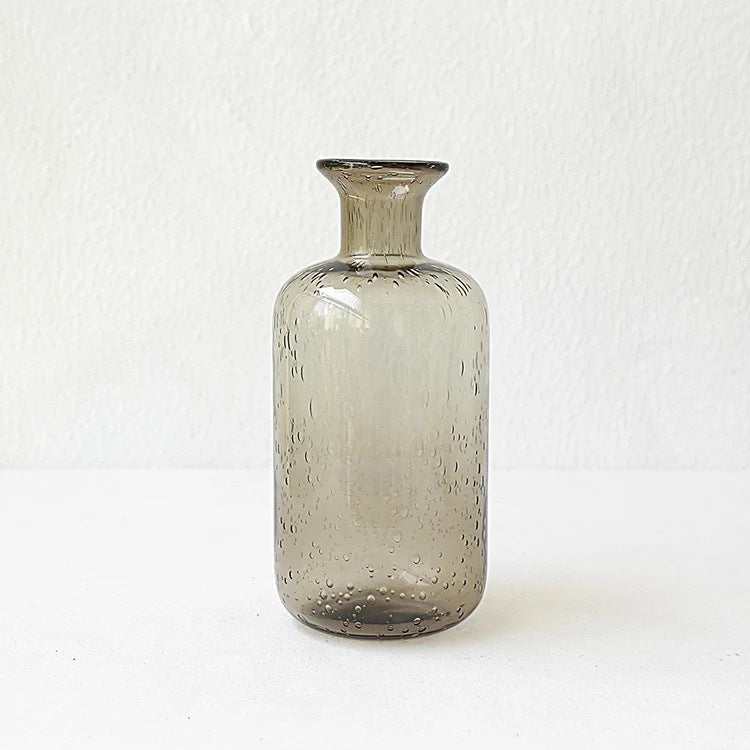 Vase en verre à bulles, décoration de maison, décoration de Vase