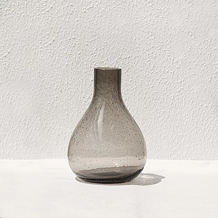 Vase en verre à bulles, décoration de maison, décoration de Vase